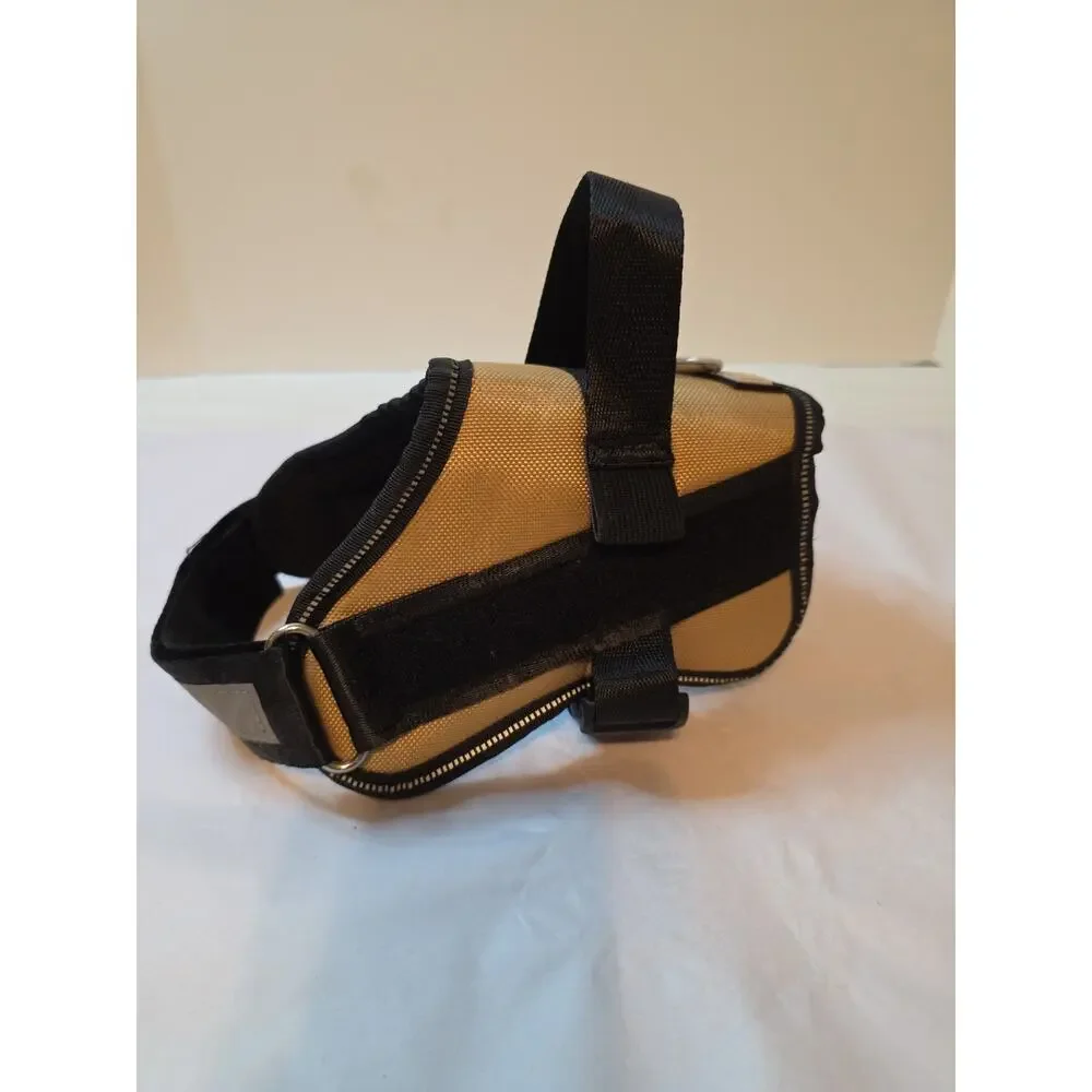 Small Puppy Dog Tan Harness By Bolux | Adjustible Reflective
